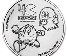 2020 Niue 2 Dollars 1 oz Silver Bullion Coin - PAC-MAN 40th Anniversary BU (In Capsule)