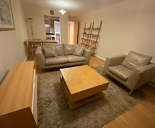 Leather Sofa & Chair