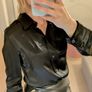 Karen Millen Faux Black Leather Skirt Sz6 Image 9