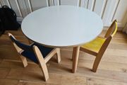 Kids Table + Chairs (For 4-7yrs)