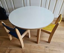 Kids Table + Chairs (For 4-7yrs)