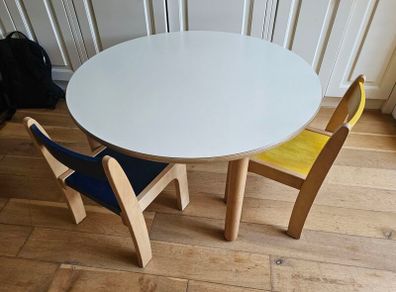 Kids Table + Chairs (For 4-7yrs)