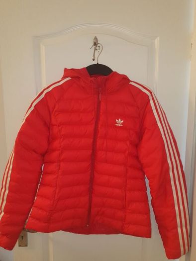 Adidas Originals 3 stripe Red Jacket