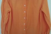 100% Cotton Oversized Orange Shirt - January Clearance