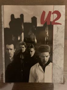 U2 Unforgettable Fire 1985 Tour Programme Red Version