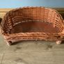 wicker pet bed Image 3
