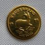 Krugerrand Miniature 24K Gold Plated Token Image 4