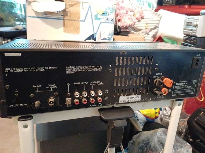 Technics amplifier and tuner