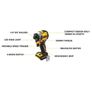 Dewalt DCF850N-XJ 18v Compact Impact Driver Body only Image 2