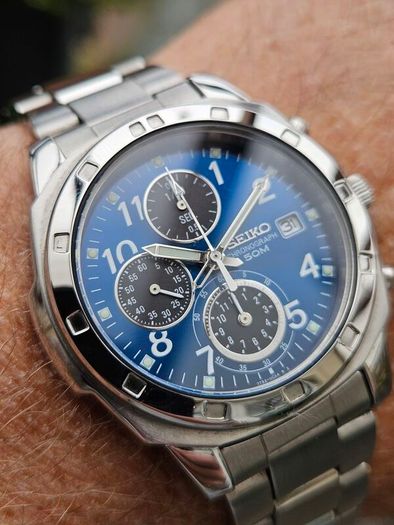 Watch Seiko Chronograph.