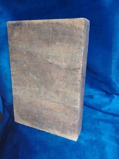 Rustic Vintage Wooden Box Carpenter Tool Tray Brass Handle