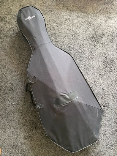 Cello Full 4/4 Size with Soft case + Hiscox Hard case