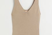 H&amp;M Trend Beige Knitted Vest Top XS