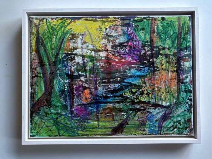 New Original Painting Abstrsct Art Landscape Framed Original