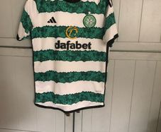 Adidas Celtic FC football jersey.