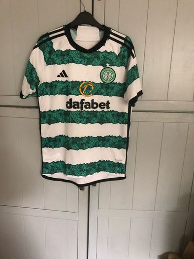 Adidas Celtic FC football jersey.