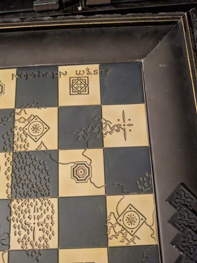 Lord Rings Eaglemoss Chess Board Official