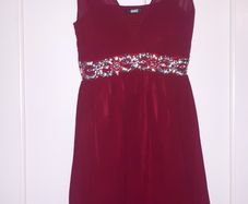 Dark Red Quiz Dress Size 10
