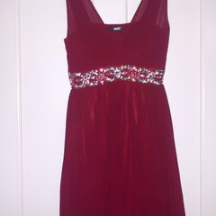 Dark Red Quiz Dress Size 10