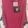 BNWT long sleeve wine red cold shoulder dress by Very size UK12 EU40 Postage included Image 3