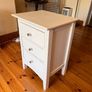 White locker with 3 drawers Image 2