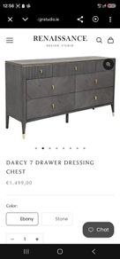 Renaissance - Darcy 7 drawer dressing chest.