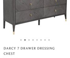 Renaissance - Darcy 7 drawer dressing chest.
