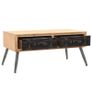 Coffee Table Solid Fir Wood 115x55x50 cm Image 6