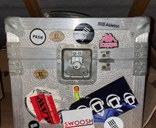 Vintage Heavy Duty Vinyl Dj Record Case Box USED