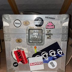 Vintage Heavy Duty Vinyl Dj Record Case Box USED