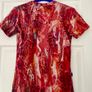 Just Cavalli Abstract Print Stretch Top - Size L - Designer Top Image 2