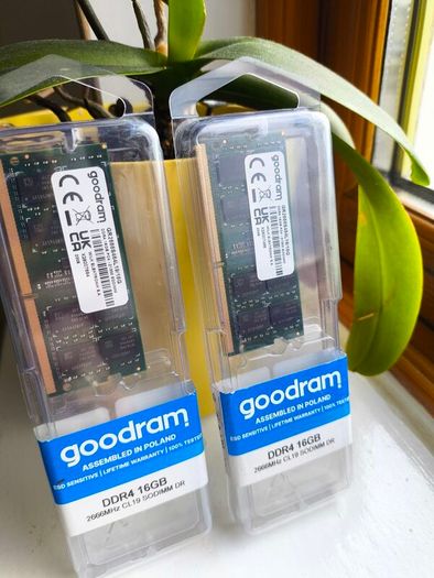 Brand New 32GB 2x16gb RAM 2666mhz CL19 Sodimm Goodram Laptop Memory DDR4