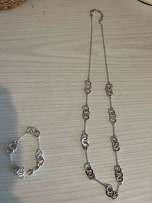 Links Necklace & matching bracelet