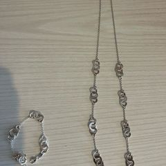 Links Necklace & matching bracelet