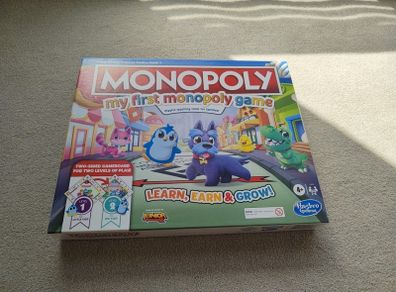 my first monopoly game 2 sided  Like New