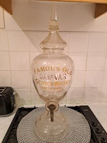 Uam Var Scotch Whiskey Antique Pub Dispenser (Damaged/For Repair)
