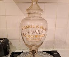 Uam Var Scotch Whiskey Antique Pub Dispenser (Damaged/For Repair)