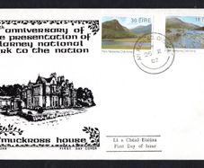 1982 Ireland Killarney Hibernian Illustrated First Day Cover with An Rath Co Chorca (Charleville, Co. Cork) Steele cancel (FDC)