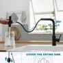 Black modern kitchen tap Image 5