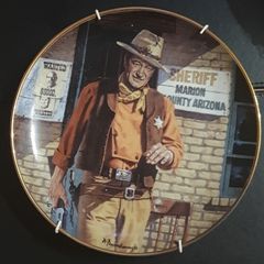 Franklin Mint Limited Edition John Wayne Decorative Plate
