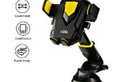 ANG JHD-135 Universal Mobile Phone Car Holder Black with Yellow