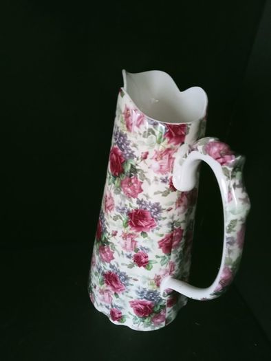 A Pair of Lord Nelson Ware Chintz Edwardian Pitchers Jugs