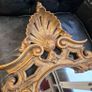 Vintage Portuguese Gilt Gesso Bevelled Glass Mirror Image 5