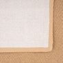 Natural Sustainable Beige Cotton Border Herringbone Jute Area Rug Soft Durable Flatweave Mat Sisal Living Room Entrance Kitchen Hallway Carpet Rugs 160cm x 230cm Image 5