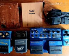 Guitar And Stomp Pedal Assortment.