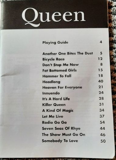 Queen  Chord Songbook Vol. 1