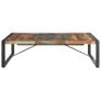 Coffee Table 140x140x40 cm Solid Reclaimed Wood Image 2