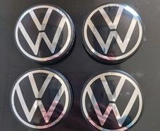 Set of 4 x Volkswagen Centre Caps 65mm Caps