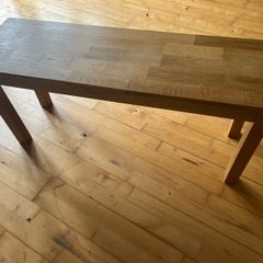 Dinner table wood bench