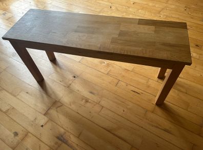 Dinner table wood bench